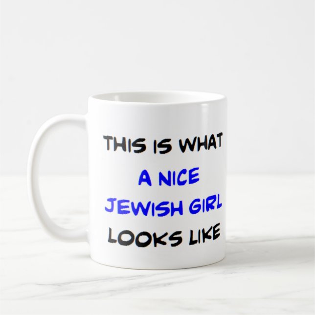 Mug fille juive, gentille (Gauche)