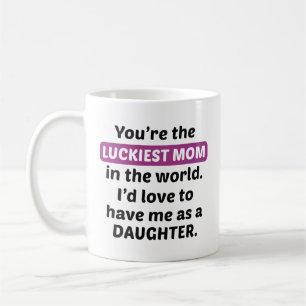 Mug Fille maman Lucky