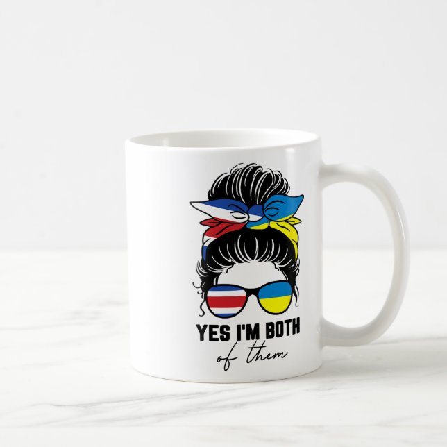 Mug Fille moitié costaricienne moitié ukrainienne Cost (Droite)