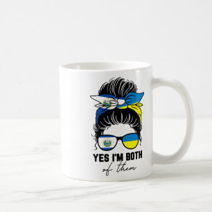 Mug Fille moitié salvadorienne moitié ukrainienne El S