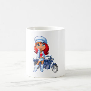 Mug Fille motard