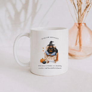 Mug Fille née en octobre Monogramme