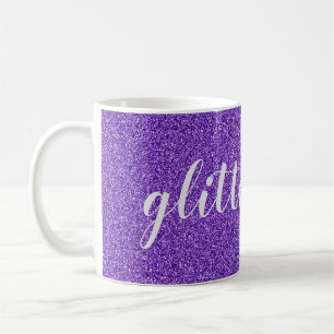 Mug Fille Pailletée Violette Fausse Pailletterie Brill