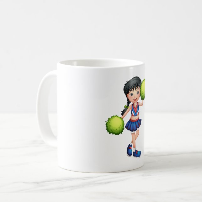 Mug Fille pom-pom girl (Devant gauche)