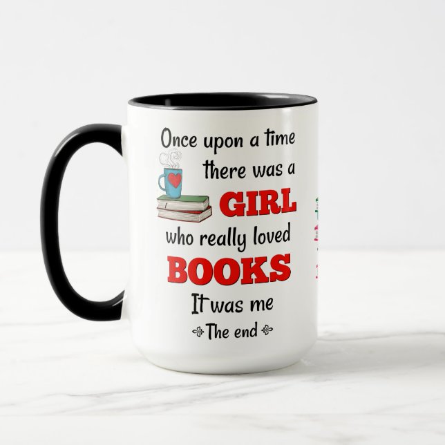 Mug Fille qui aimait les livres (Gauche)