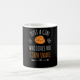 Mug Fille qui aime le serpent à maïs Le propriétair