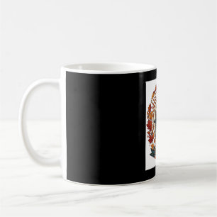 Mug Fille qui aime les chats Halloween Sorcière Automn