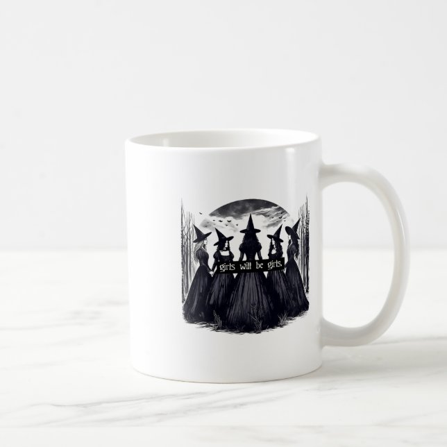 Mug Fille Sera Filles Sorcière Halloween Drôle Witchy  (Droite)