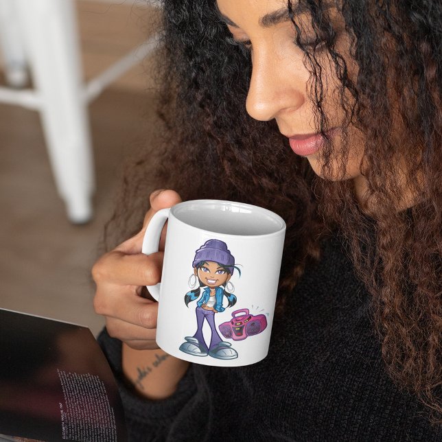 Mug Fille super Avec Stéréo (Créateur téléchargé)
