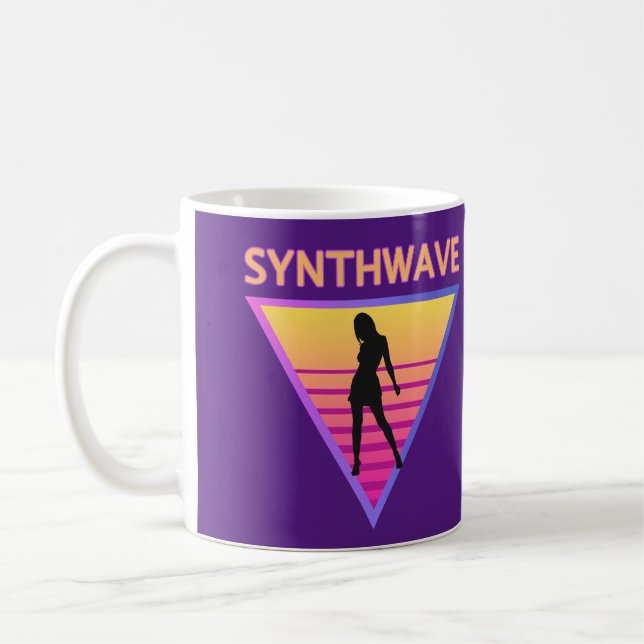 Mug Fille Synthwave (Gauche)