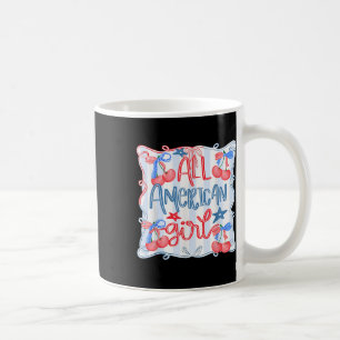 Mug Fille Tout Américaine Coquette Arc 4 Juillet Patri
