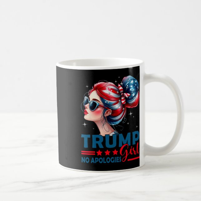 Mug Fille Trump Sans Excuses Bun Décoiffé Célibataires (Droite)