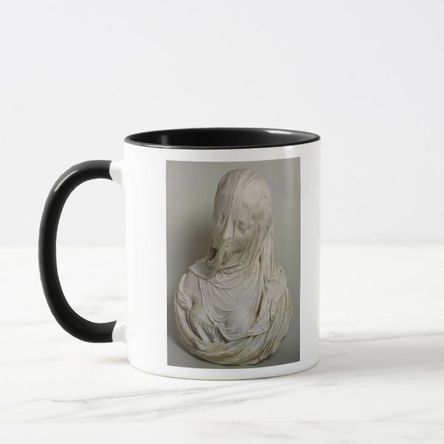Mug Fille voilée (marbre) (Gauche)