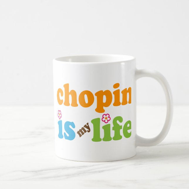Mug Filles de cadeau Chopin (Droite)