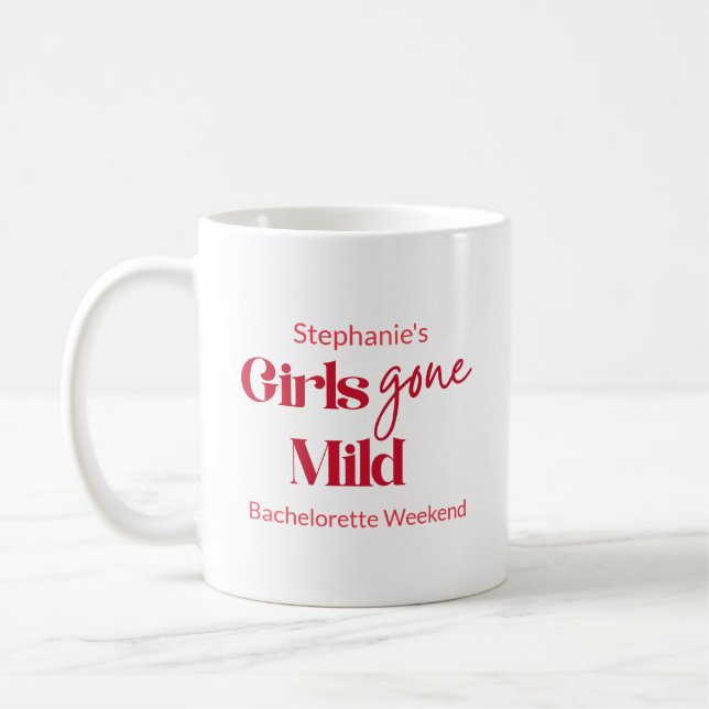 Mug Filles Devenues Sages Weekend Bachelorette Moderne (Gauche)