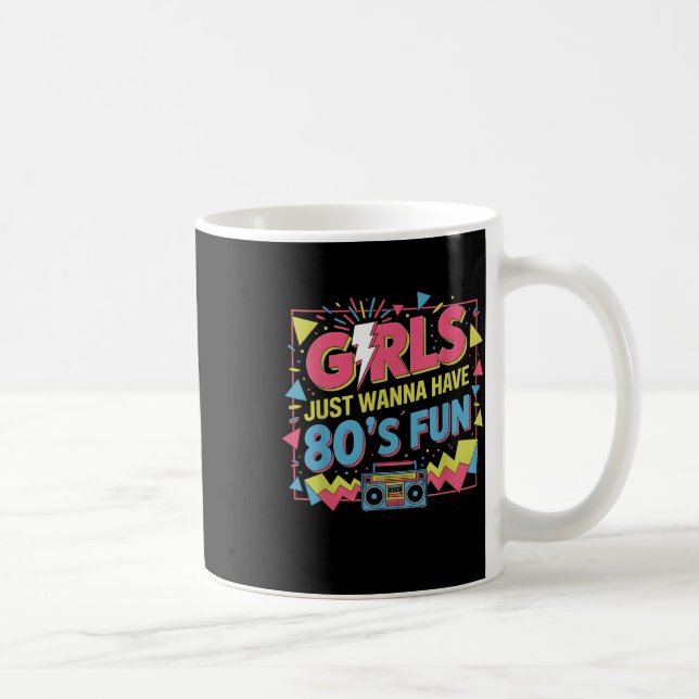 Mug Filles drôles veulent juste s'amuser Incroyable 70 (Droite)