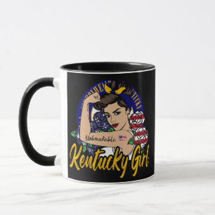 Mug Filles du Kentucky Fière de l'État Drapeau pour