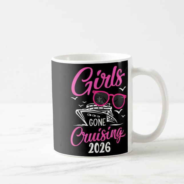 Mug Filles en croisière 2026 Croisière de fête de vaca (Droite)