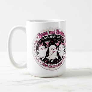 Mug Filles fantômes roses de sortie entre copines Huée