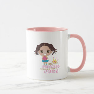 Mug Filles MELANIN Princesse En Formation Pour Être Un
