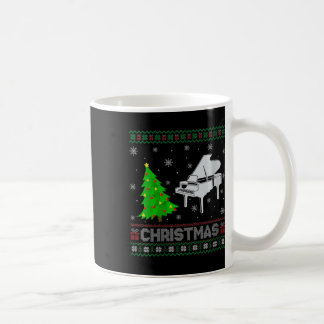 Mug Filles Piano Xmas Arbre Éclairage de Noël moche