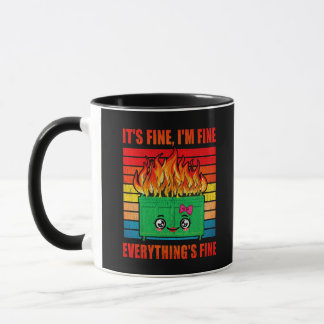 Mug Filles Tout est en feu