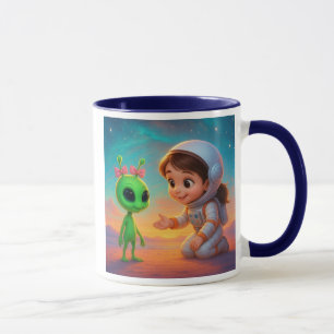 Mug Fillette et extraterrestre