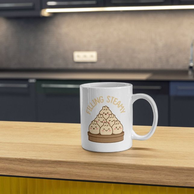 Mug Filling Steamy - Drôle Dumpling (Créateur téléchargé)