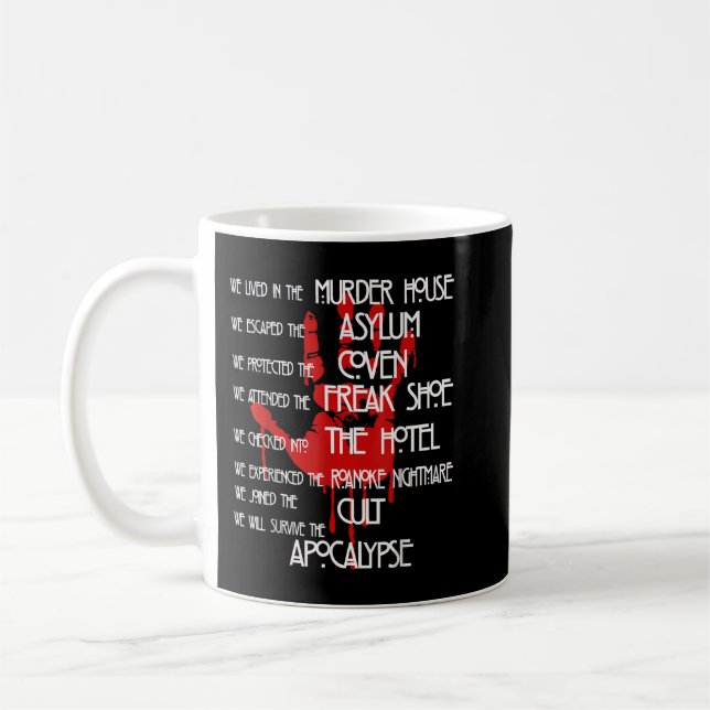 Mug film américain histoire d'horreur halloween (Gauche)
