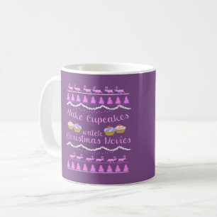 Mug Films de Noël et Cupcakes