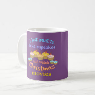 Mug Films de Noël et Cupcakes
