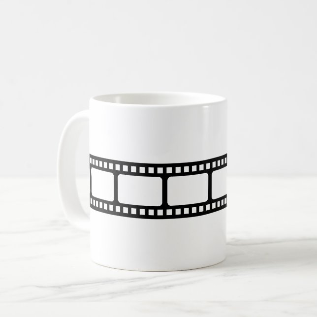Mug Filmstrip Film Reel Nouveauté (Devant gauche)