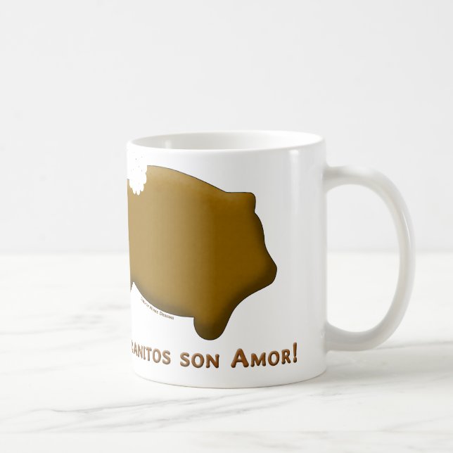 Mug Fils Amor de Marranitos (Marranitos sont l'amour) (Droite)