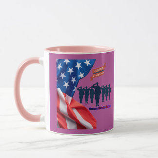 Mug Fils de fierté patriotique violet clair