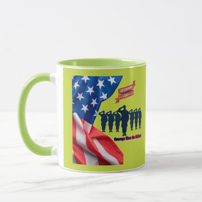 Mug Fils de la fierté des patriotes lime (Gauche)
