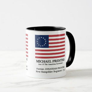 Mug Fils Du Drapeau De La Révolution Américaine