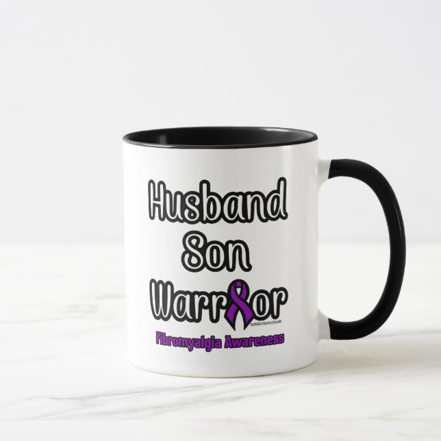Mug Fils du mari guerrier...Fibro (Droite)