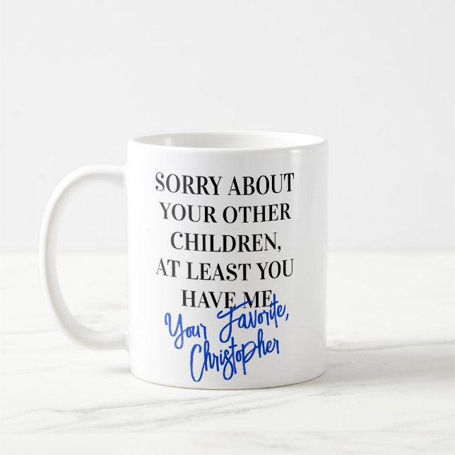Mug Fils Favori Fantastique Fête des Mères (Gauche)