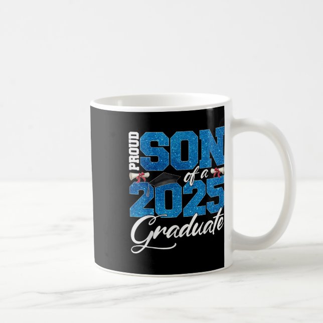 Mug Fils fier d'un Cl de la promotion 2025 diplômé sen (Droite)