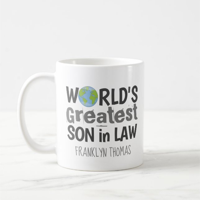 Mug Fils le plus grand du monde en droit Planète Perso (Gauche)