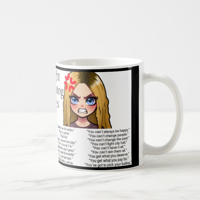 Mug Fin de la pensée Cliquer (Droite)