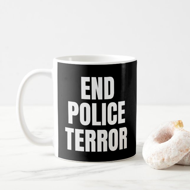Mug Fin de la terreur policière (Avec donut)