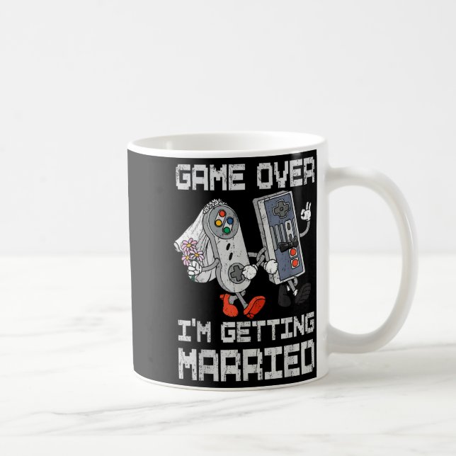 Mug Fin de partie enterrement de vie de garçon de joue (Droite)