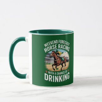 Mug Fin de semaine de prévisions Horse Racing