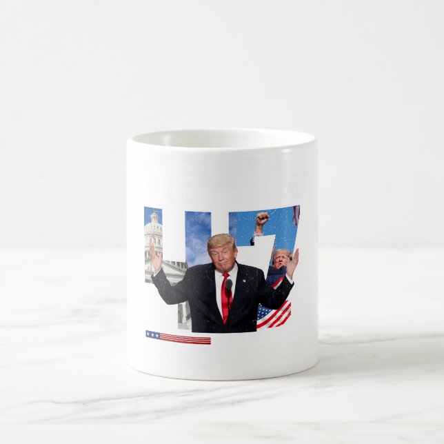 Mug fin du cauchemar donald trump (Centre)
