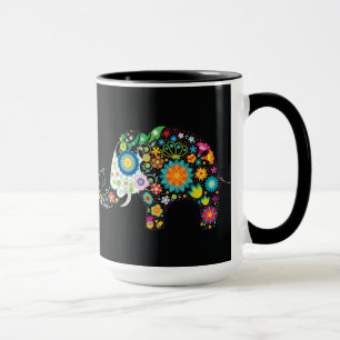 Mug Fine mignon Cool Girl Retro Floral Mode