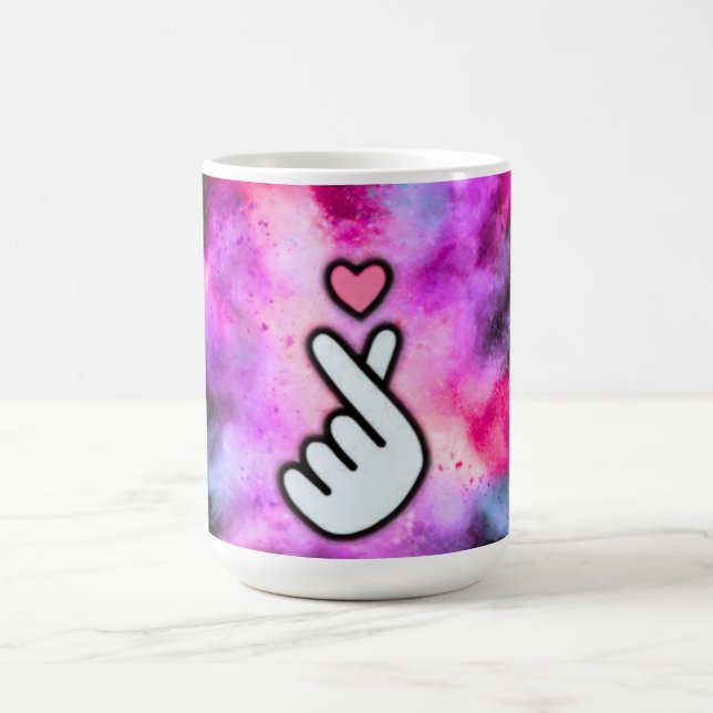Mug Finger Love Sign (Centre)