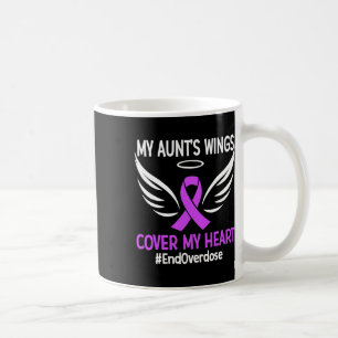 Mug Finir l'overdose Les ailes de ma tante couvrent mo