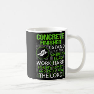 Mug Finisseur de béton vintage je me tiens pour l'amér
