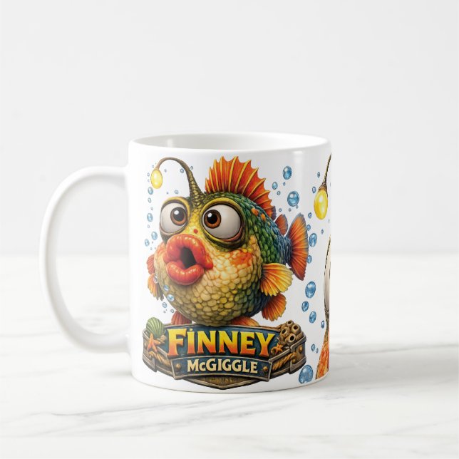 Mug Finney McGiggle Funny Corky Fish (Gauche)